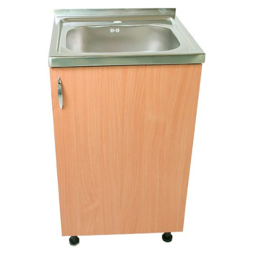 Dulap + chiuveta + sifon Stand 50cm Beech