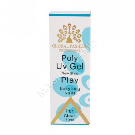 Poly Gel Global Fashion 30 ml Clear