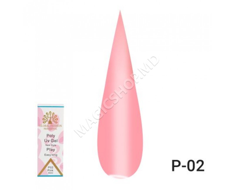 Poly Gel Global Fashion 30 ml Pink