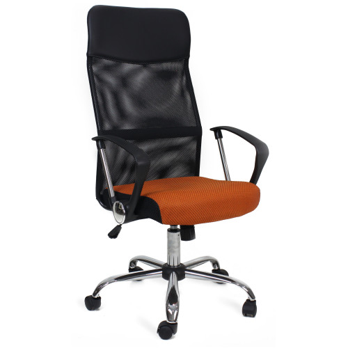 Fotoliu DP F-63 Negru, oranj