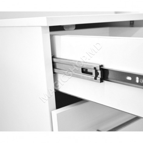 Tumba pentru birou DP RollBox White (400x450x600mm) alb