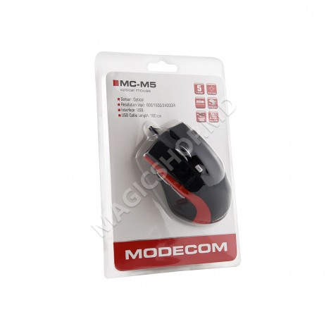 Мышка Modecom MDC00034 красный, черный