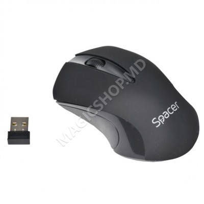 Mouse Spacer SPMO-W12 negru