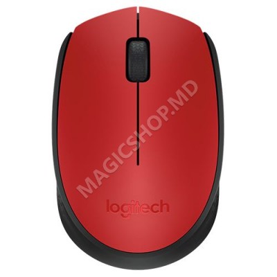 Мышка Logitech 910-004641 красный, черный