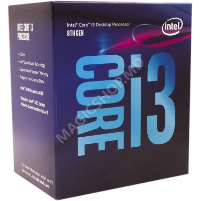 Procesor Intel Core i3 8100 Quad Core 3.6 GHz