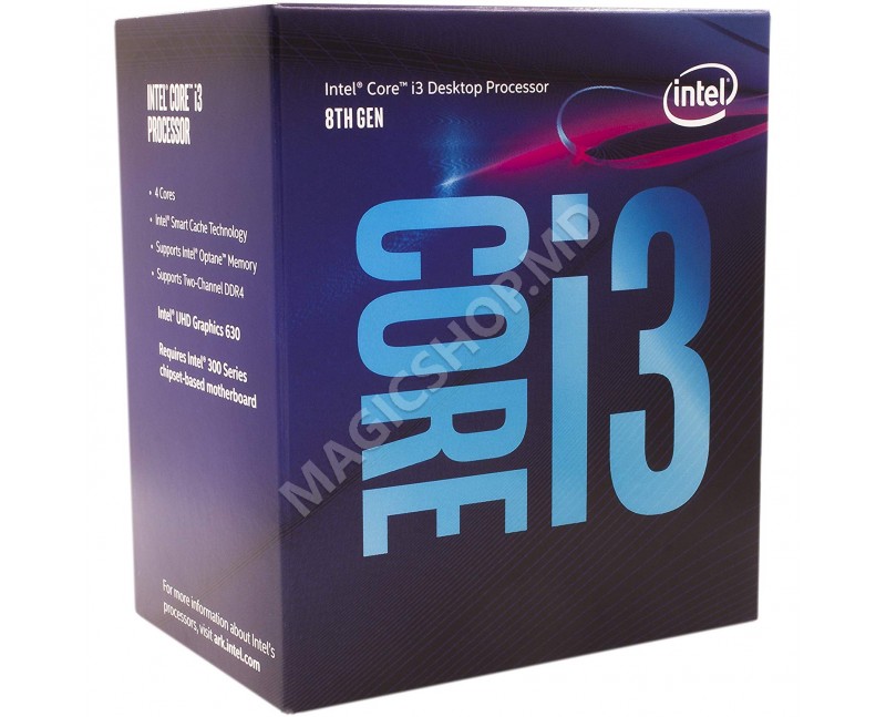 Procesor Intel Core i3 8100 Quad Core 3.6 GHz