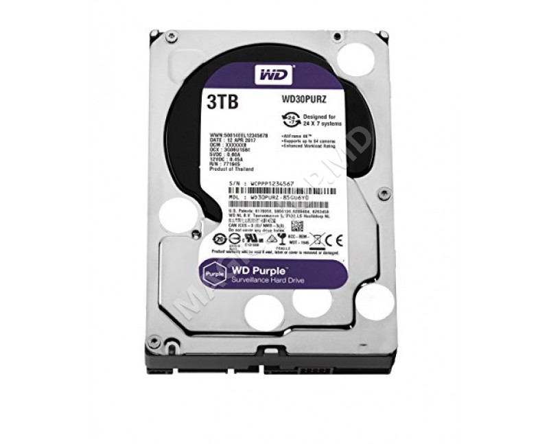 Hard disk Western Digital WD30PURZ 3000 GB