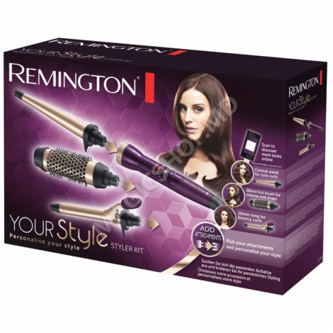 Устройство для завивки волос Remington Ci97M1 золотистый, фиолетовый