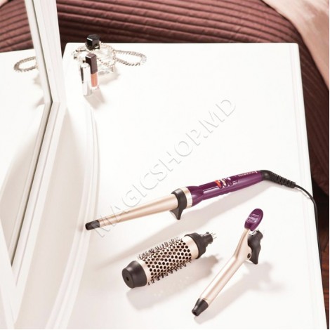 Устройство для завивки волос Remington Ci97M1 золотистый, фиолетовый