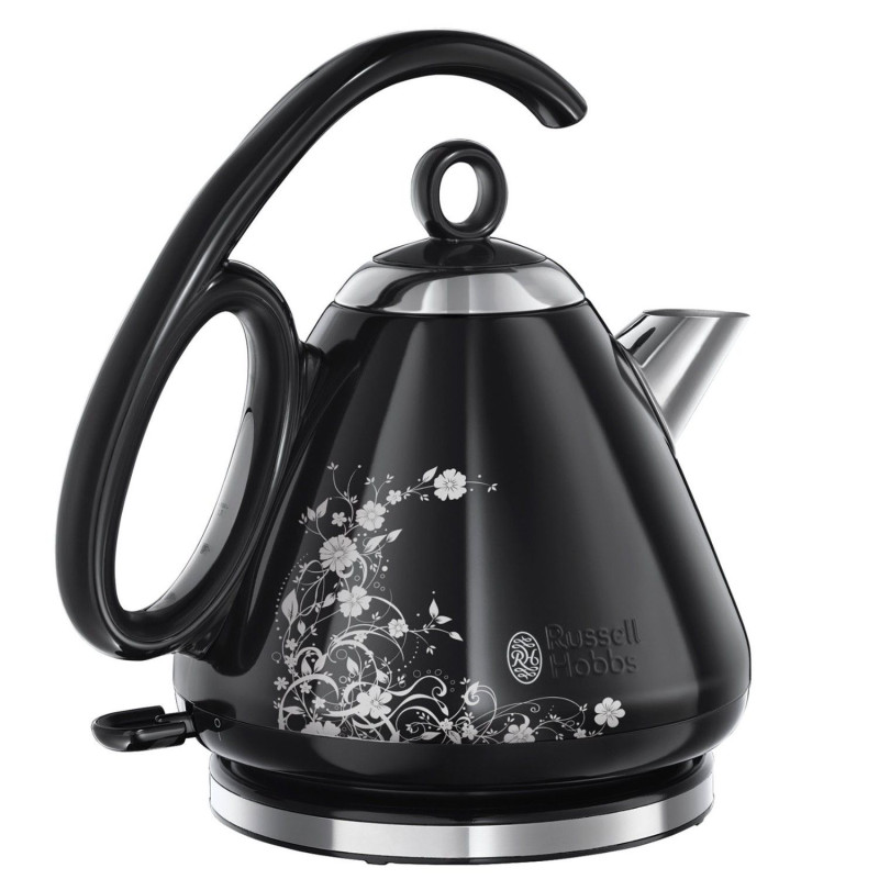 Fierbator de apa Russell Hobbs Legacy Floral negru