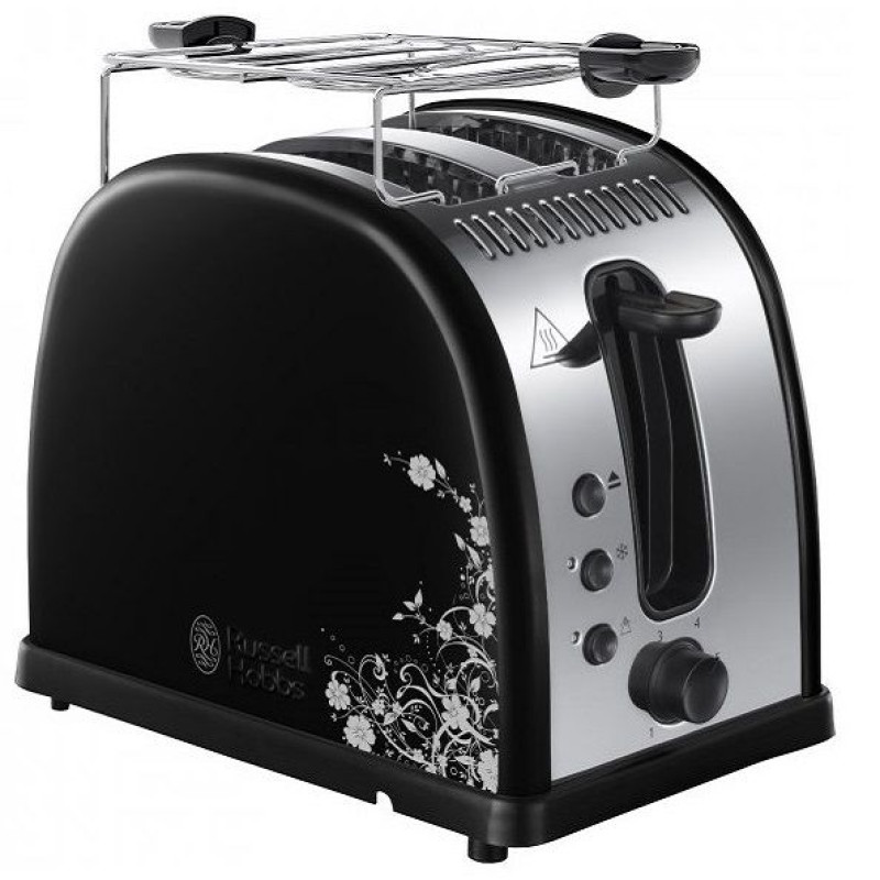 Prăjitor de p&acirc;ine Russell Hobbs Legacy inox, negru