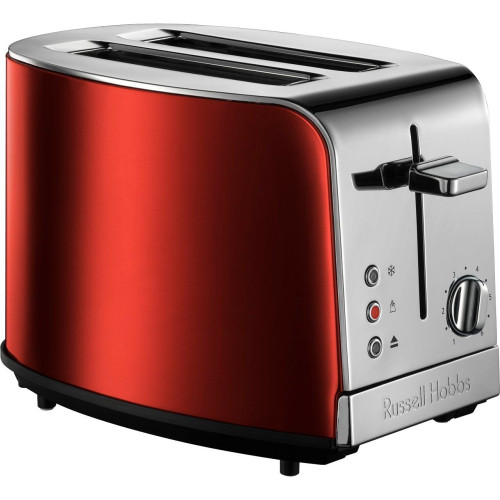 Prăjitor de p&acirc;ine Russell Hobbs Jewels inox, rosu