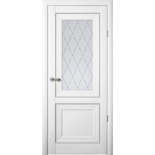 Usa interior Prado cu sticla Vinil Alb (2000x600, 700, 800, 900mm)