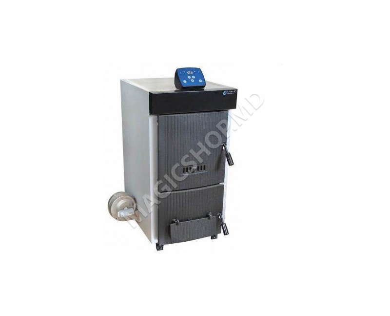 Cazan combustibil solidDUNATECH 7 F c/ventilator fonta (Adarad) 57 kw