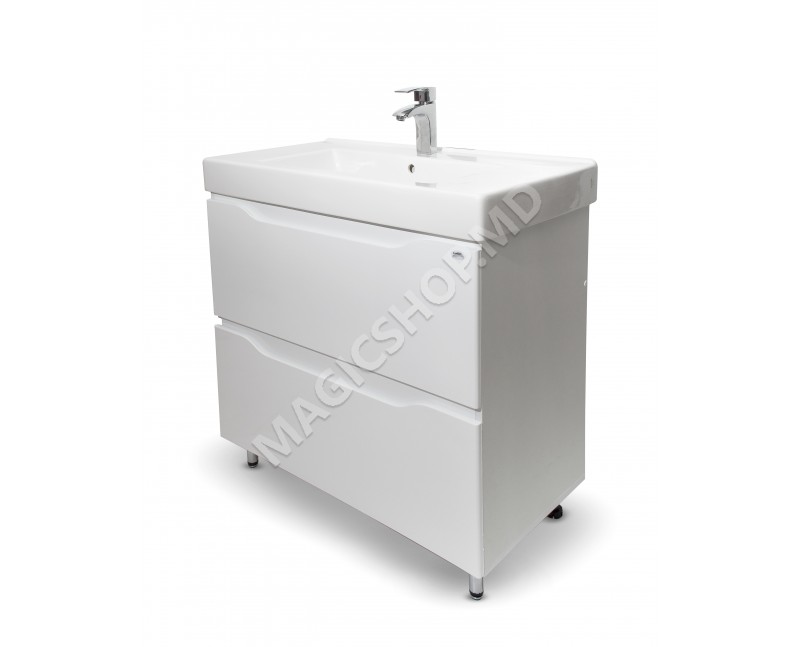 Мебель для ванной комнаты Mash PRINȚ 80 см белый