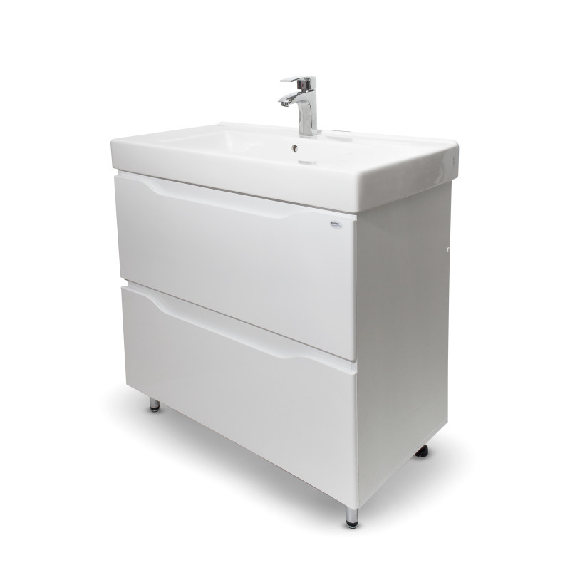 Mobilier de baie Mash PRINȚ 100 cm alb