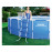 Scară pentru piscină INTEX 132 cm, 4 trepte, cu platformă