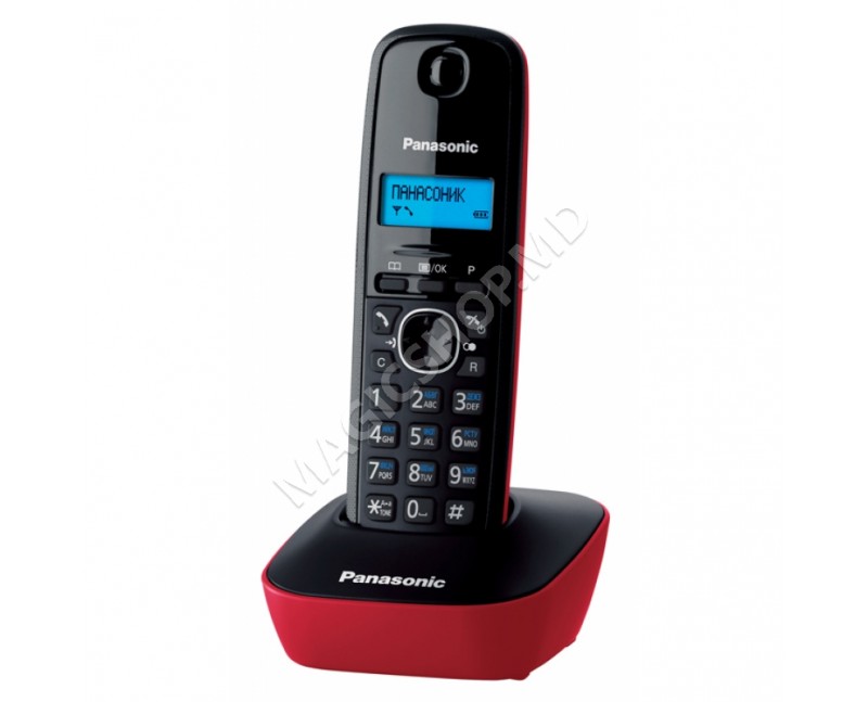 Telefon fără fir Panasonic KX-TG1611UAR Rosu