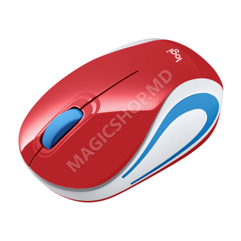 Мышка Logitech M187 красный