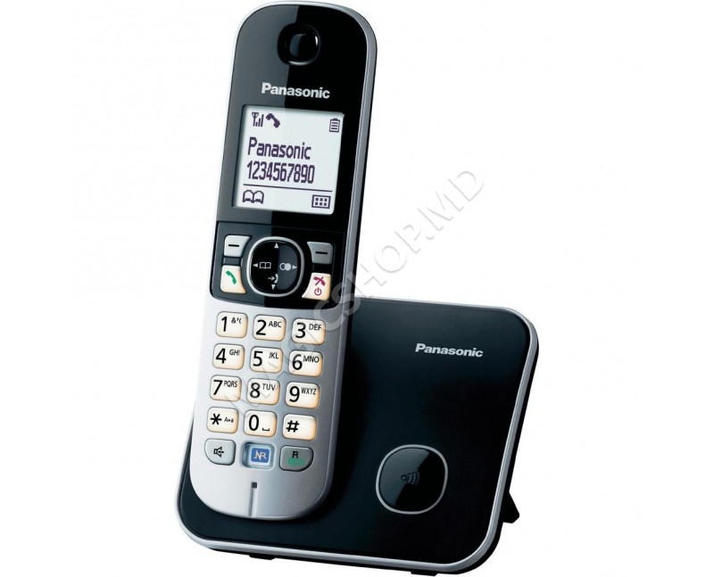Telefon fără fir Panasonic KX-TG6811UAB Negru