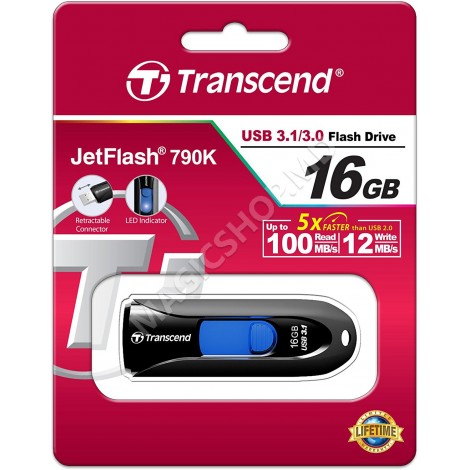 Флешка Transcend JetFlash 790 16 GB