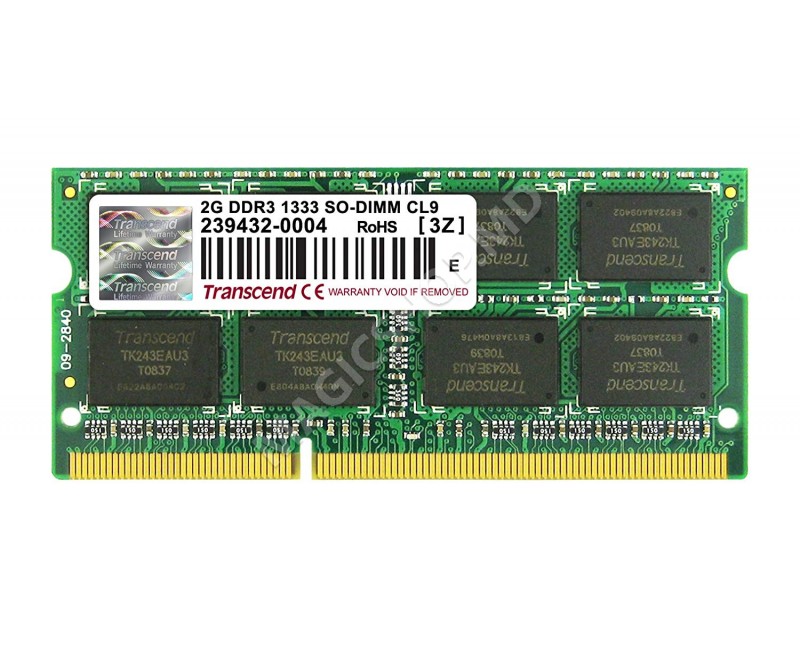 Оперативная память Transcend PC10600 2GB DDR3