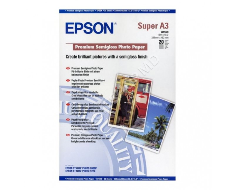 Hirtie Epson Premium Semigloss Photo Paper