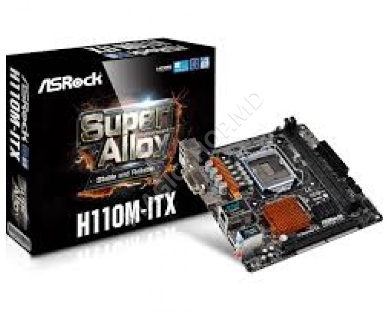 Placă de bază ASRock H110M-ITX (Intel H110, mini-ITX)