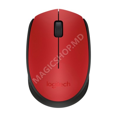 Мышка Logitech M171 Красный/Чёрный
