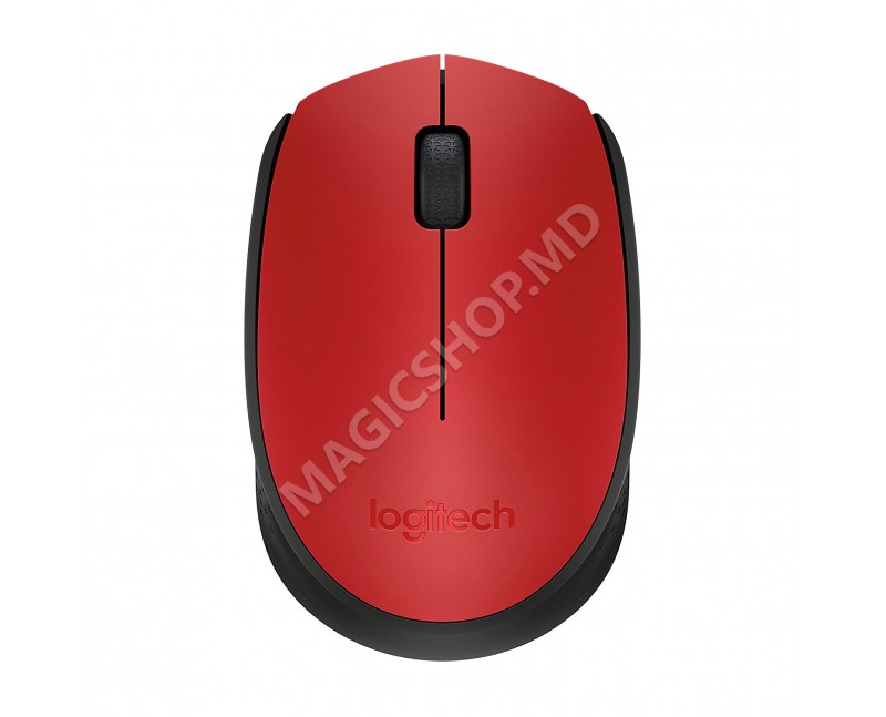 Мышка Logitech M171 Красный/Чёрный