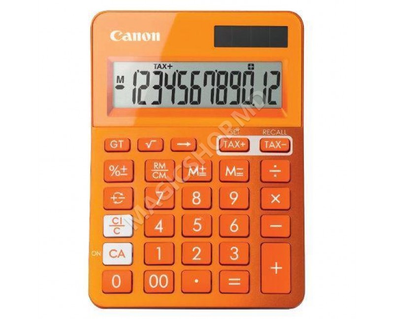 Калькулятор Canon LS-123K OR Oранжевый