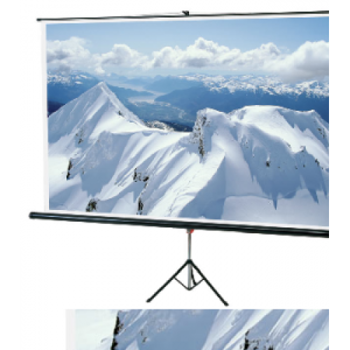 Tablă de priecție Tripod 153x153 cm