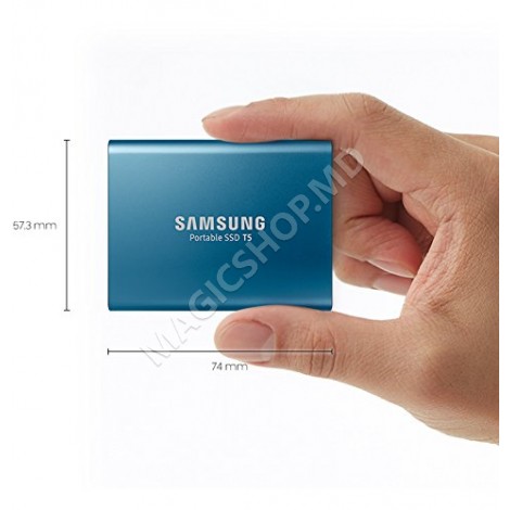 SSD extern Samsung MU-PA500B/WW 500GB albastru