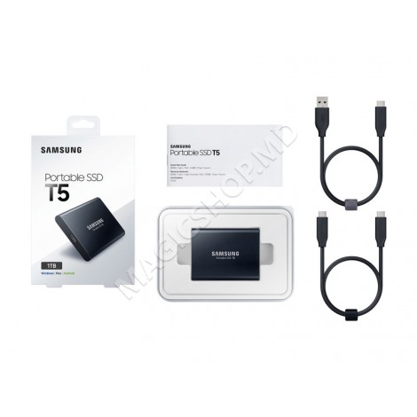 Внешний SSD накопитель Samsung MU-PA1T0B/WW 1000GB черный