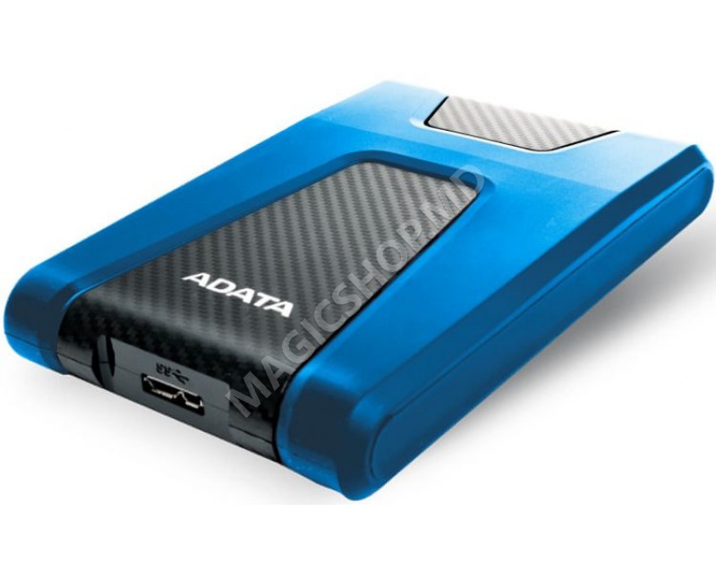 Hard disk extern ADATA AHD650-2TU31-CBL 2000GB albastru