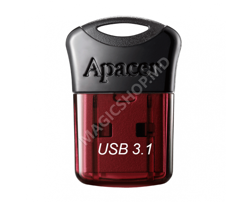 Флешка Apacer AH157 16 ГБ красный, черный