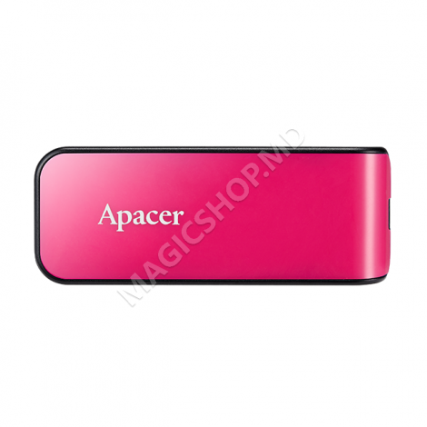 Флешка Apacer AH334 16 ГБ черный, розовый