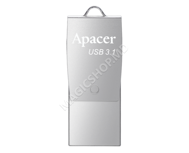 Флешка Apacer AH750 16 ГБ серебристый