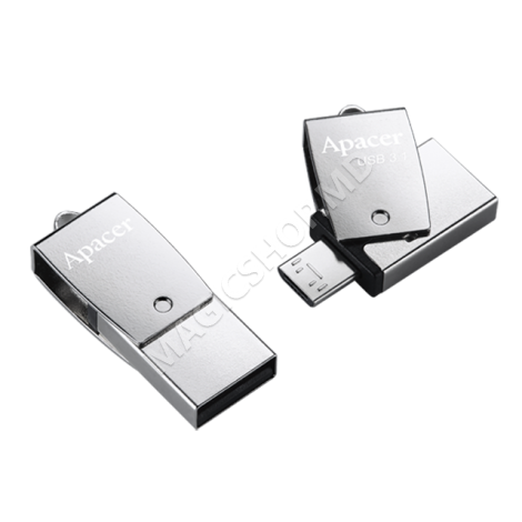 Stick Apacer AH750 32 GB argintiu