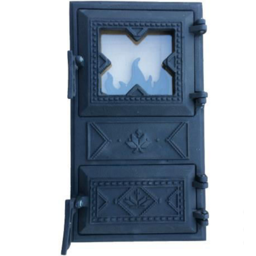 Uşiţă dublă cu stecla de protectie din fonta “Visivanca” (265х480MM)
