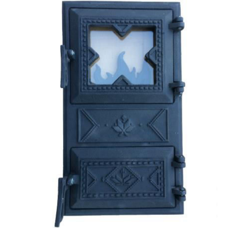 Uşiţă dublă cu stecla de protectie din fonta “Visivanca” (265х480MM)