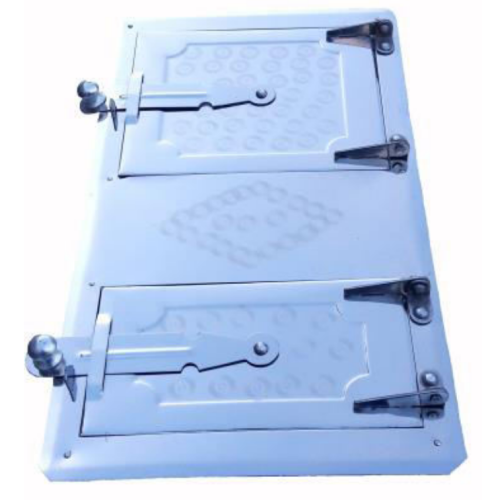 Uşiţă dublă din inox (470x210MM)