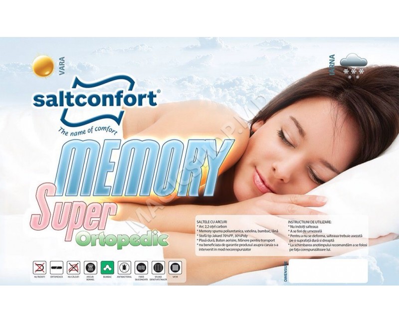 Матрас Salt Confort Memory 90x190x27 см