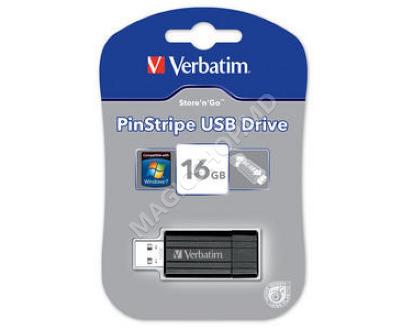 Stick VERBATIM STORE'N'GO PIN STRIPE 16GB