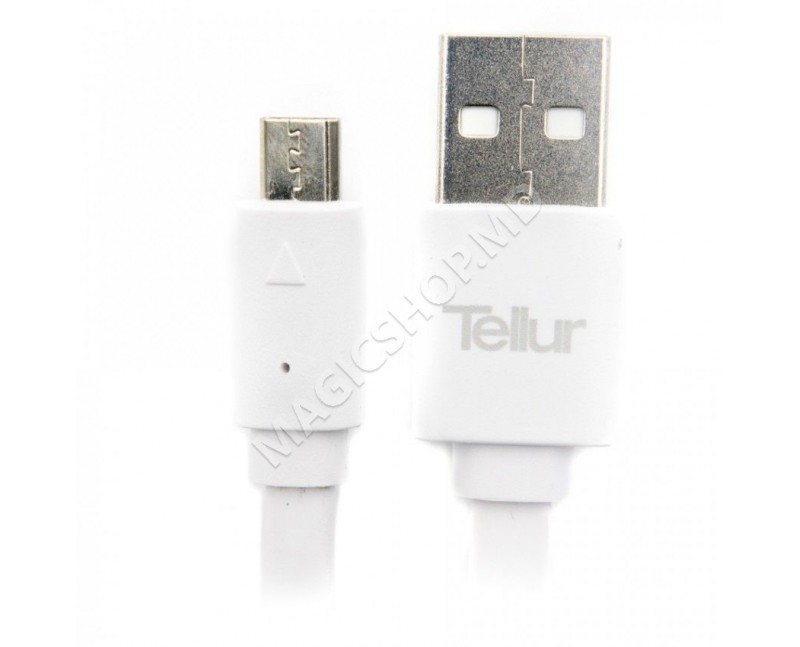 Cablu TELLUR Micro USB Alb
