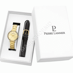 Set ceas și curea de damă Pierre Lannier