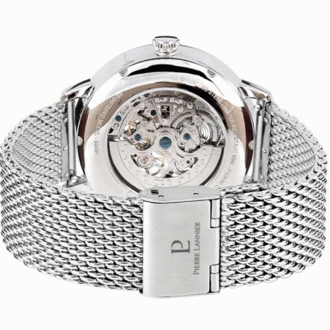 Un set cadou de ceasuri mecanice bărbătești de la Pierre Lannier, cu curea