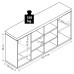 Raft pentru incaltaminte103x48см Kesper PAL15923