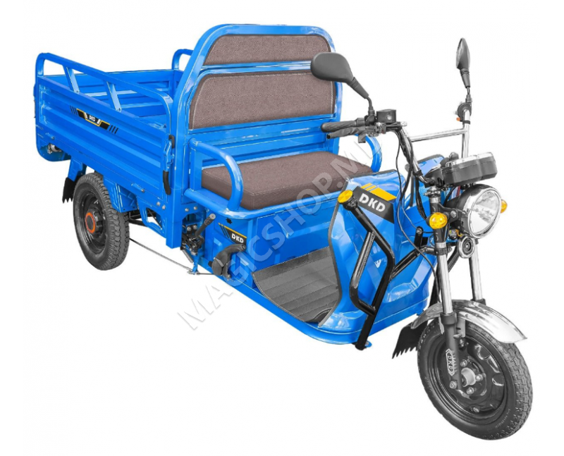 Электрический трехколесный велосипед DKD L2E-U 1200Вт 6х12В 45Ач
