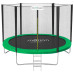 Trambulina JUMI 2.44m plasa externa Negru, albastru, verde